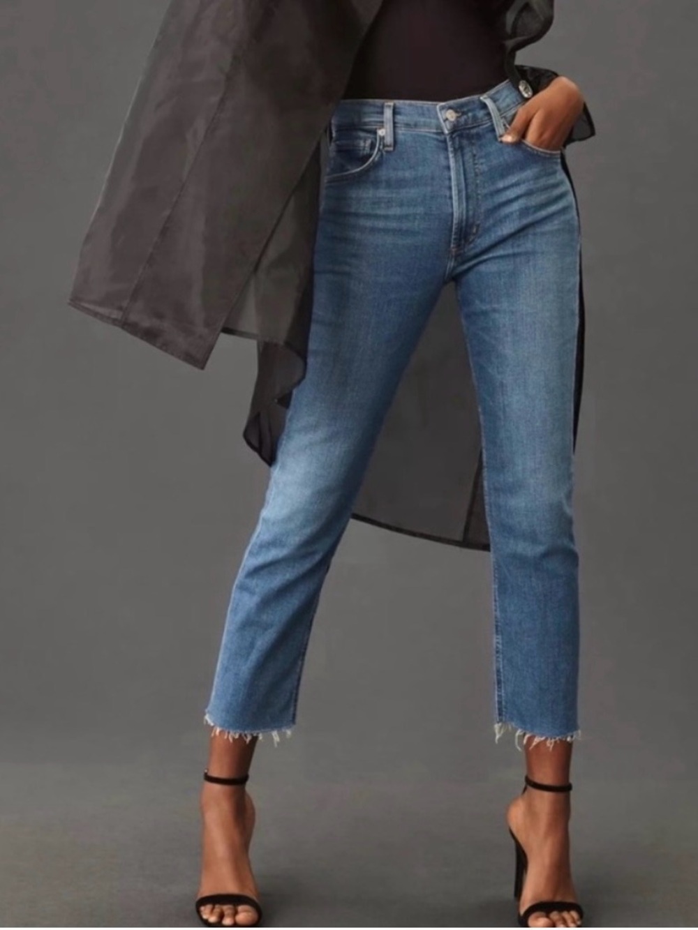 Citizens Of Humanity Isola Straight Crop Jeans